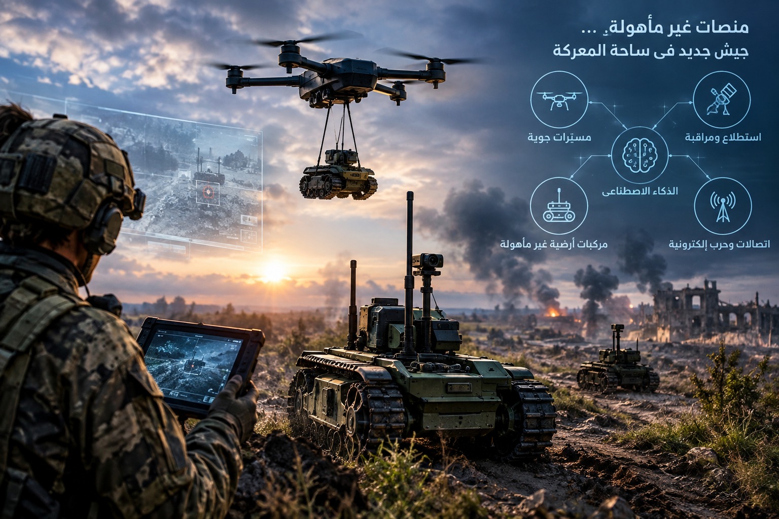 الروبوتات في الحروب الحديثة: هل تبدأ الحرب القادمة بلا جنود في الخطوط الأمامية؟